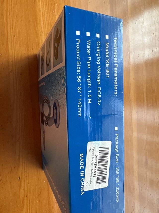 Ducha Portátil Eléctrica Exterior Recargable