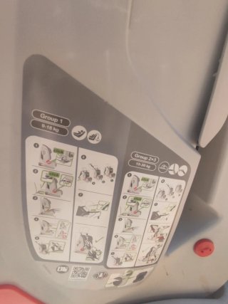 Silla de coche Britax Römer en perfecto estado