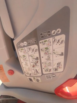 Silla de coche Britax Römer en perfecto estado