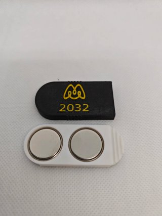 Funda transporte para 2 baterías CR2032