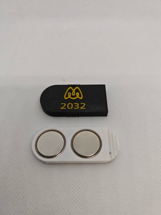 Funda transporte para 2 baterías CR2032