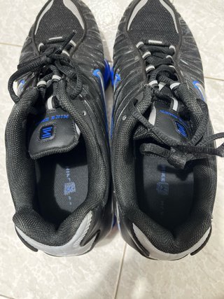 Nike Shox Talla 45 Negro/Azul