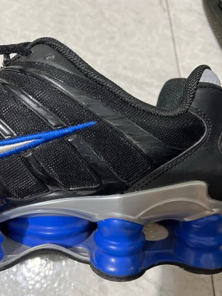 Nike Shox Talla 45 Negro/Azul