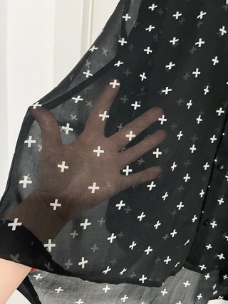 Camisa negra Lefties estampada