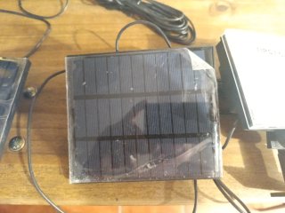 Foco Solar LED con Placa Solar