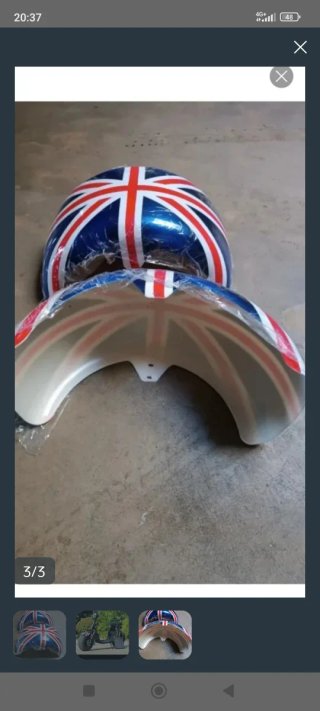 Guardabarros moto/bici varios colores