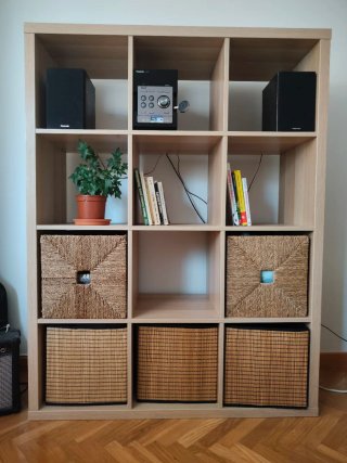 Estantería IKEA KALLAX Roble Claro 3x4