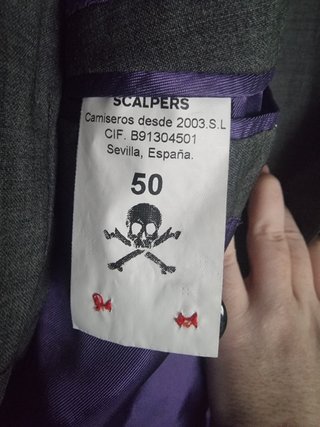 Traje Scalpers Gris
