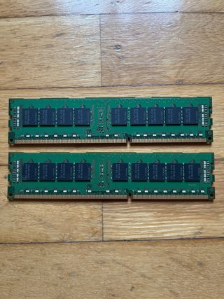 2x Samsung 8GB DDR3 PC3L-10600R Módulos SERVIDORES