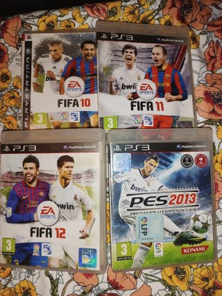 Lote 4 Juegos PS3 FIFA y PES
