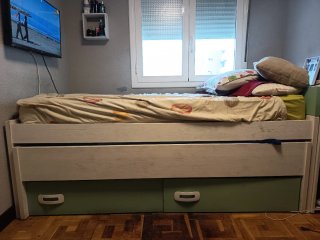 Urge venta!!! Cama nido madera