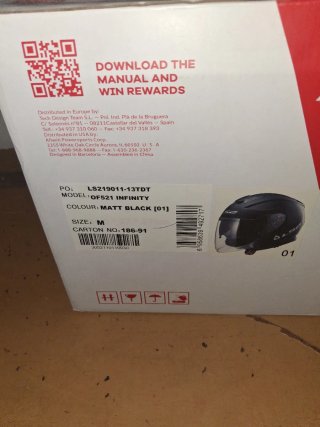 Casco Moto LS2 OF521 Infinity Talla M