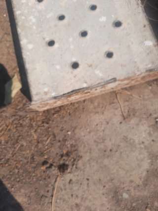 Chapa de andamio metálica