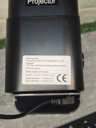 Mini Proyector HY320 Android 4K WiFi