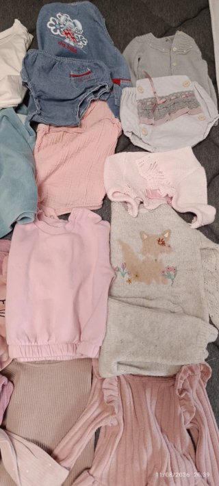 Lote Ropa Bebé Niña Talla 6-9 Meses