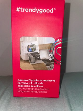 Cámara Digital Impresora Térmica + 4 Rollos