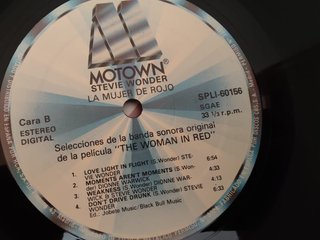 La Mujer de Rojo - Banda Sonora Original Vinilo LP