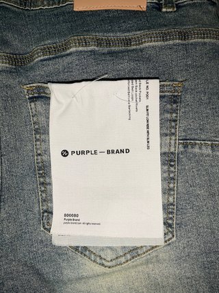 Pantalones cortos vaqueros Purple rasgados