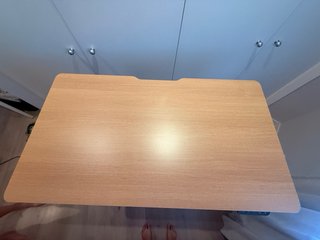Escritorio elevable eléctrico madera y metal