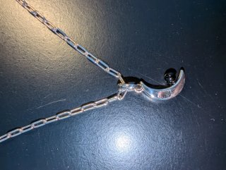 Collar TOUS Magic Nature Luna Plata 925 y Ónix