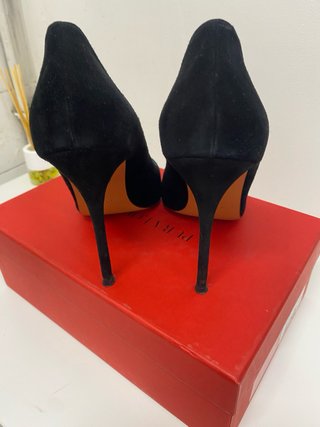 Zapatos Pura Lopez ante tacón alto negros
