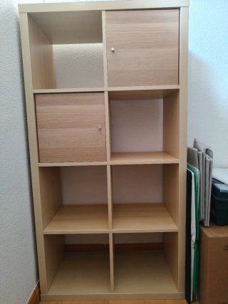 Estantería IKEA KALLAX 2x4 Madera Clara
