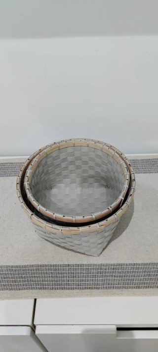 Cestas de bambú y mimbre