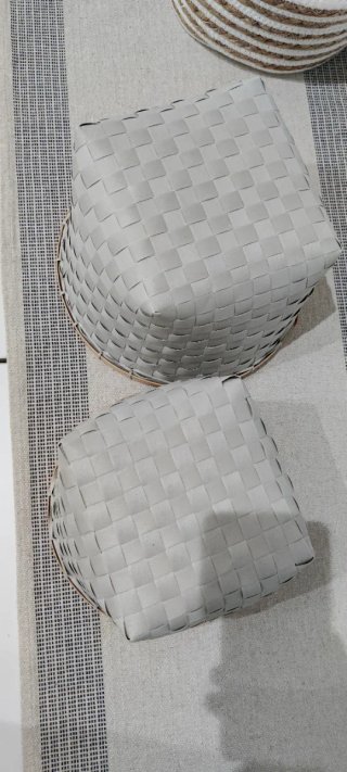 Cestas de bambú y mimbre
