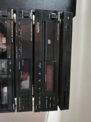 Equipo Technics Negro y Plateado
