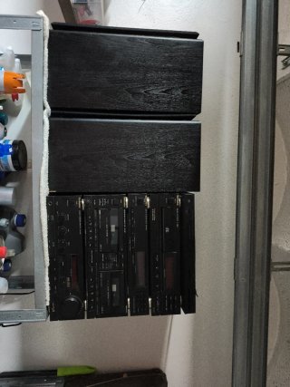 Equipo Technics Negro y Plateado