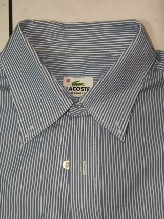 Camicia Lacoste vintage a righe uomo taglia 40