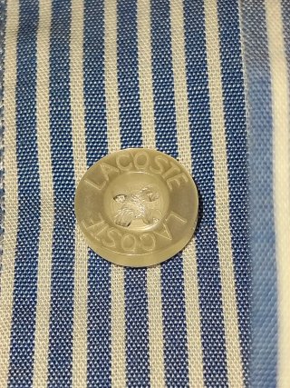 Camicia Lacoste vintage a righe uomo taglia 40