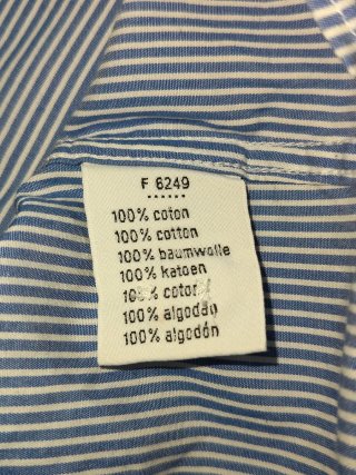 Camicia Lacoste vintage a righe uomo taglia 40