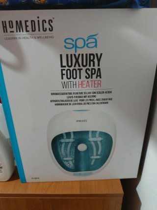 HoMedics Spa Luxury Foot Spa con Calentador