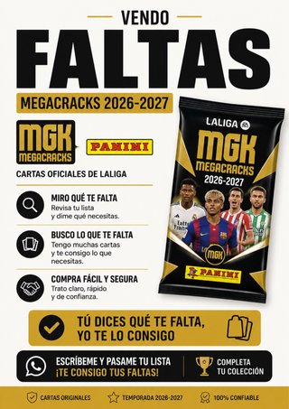 Vendo faltas Megacracks 26-27