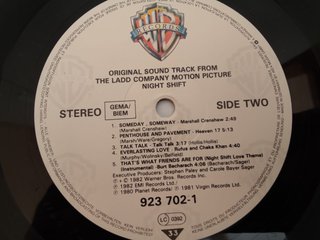 Night Shift – Banda Sonora – Vinilo LP