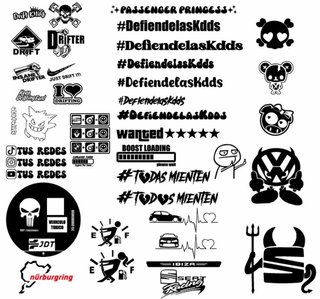 Pegatinas para vehículos personalizadas