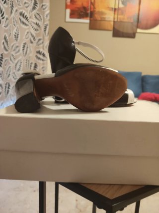 Sandali Moschino Neri e Bianchi
