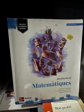 LIBRO MATEMATICAS 2º BACHILLERATO