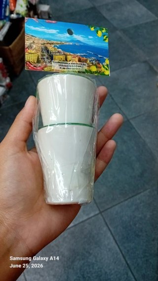 Set 2 bicchierini souvenir Napoli