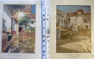 Andalucia. 30 Laminas originales Paisajes 1900.