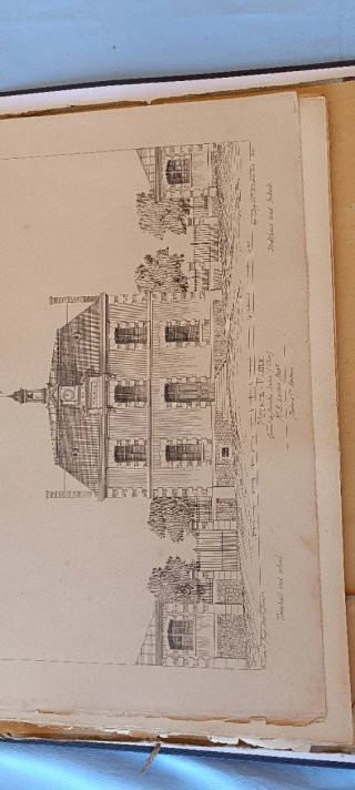 Laminas de proyectos de arquitectura año 1877