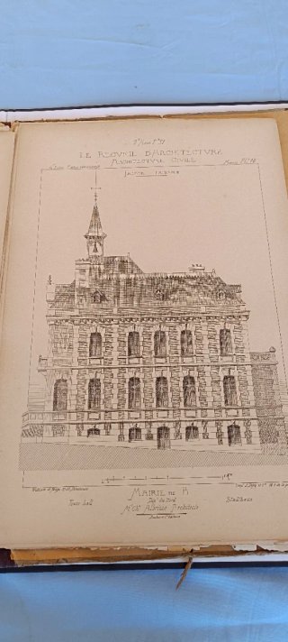 Laminas de proyectos de arquitectura año 1877