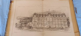 Laminas de proyectos de arquitectura año 1877