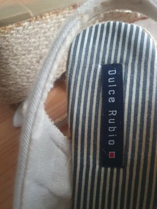 Alpargatas Dulce Rubio Talla 39
