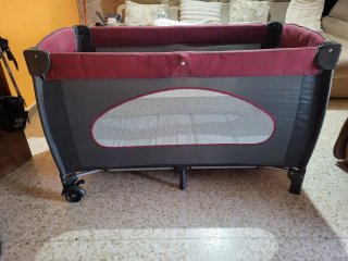 Cuna de viaje plegable