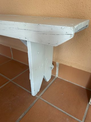 Banco de madera vintage