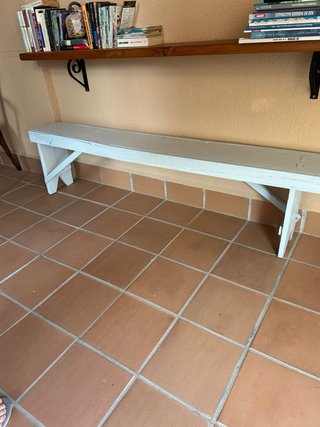 Banco de madera vintage