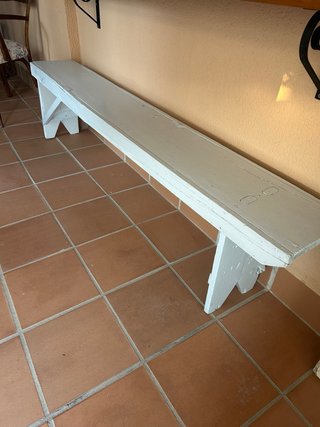 Banco de madera vintage