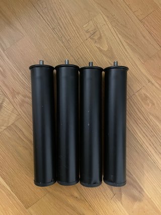 4 Patas para Cama Negras